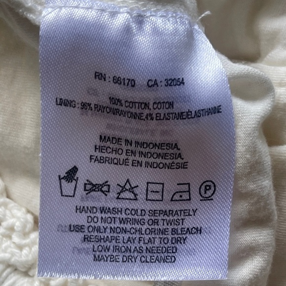 Free People Dragonfly Crochet Flare Pants Ivory Boho Festival Lace High Rise S - Picture 6 of 11